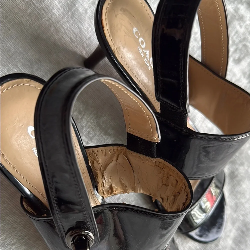 Coach Black Stiletto Heels with Pointed Toe (6.5)